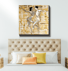 Balletic Reverie: A fusion of fashion and art on canvas