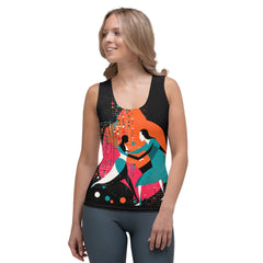 Balletic Rhapsody sublimation tank top for dancers.