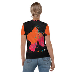 Women's Balletic Rhapsody Attire T-shirt with Unique Design