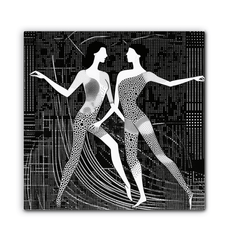 High-quality Balletic Romance canvas print