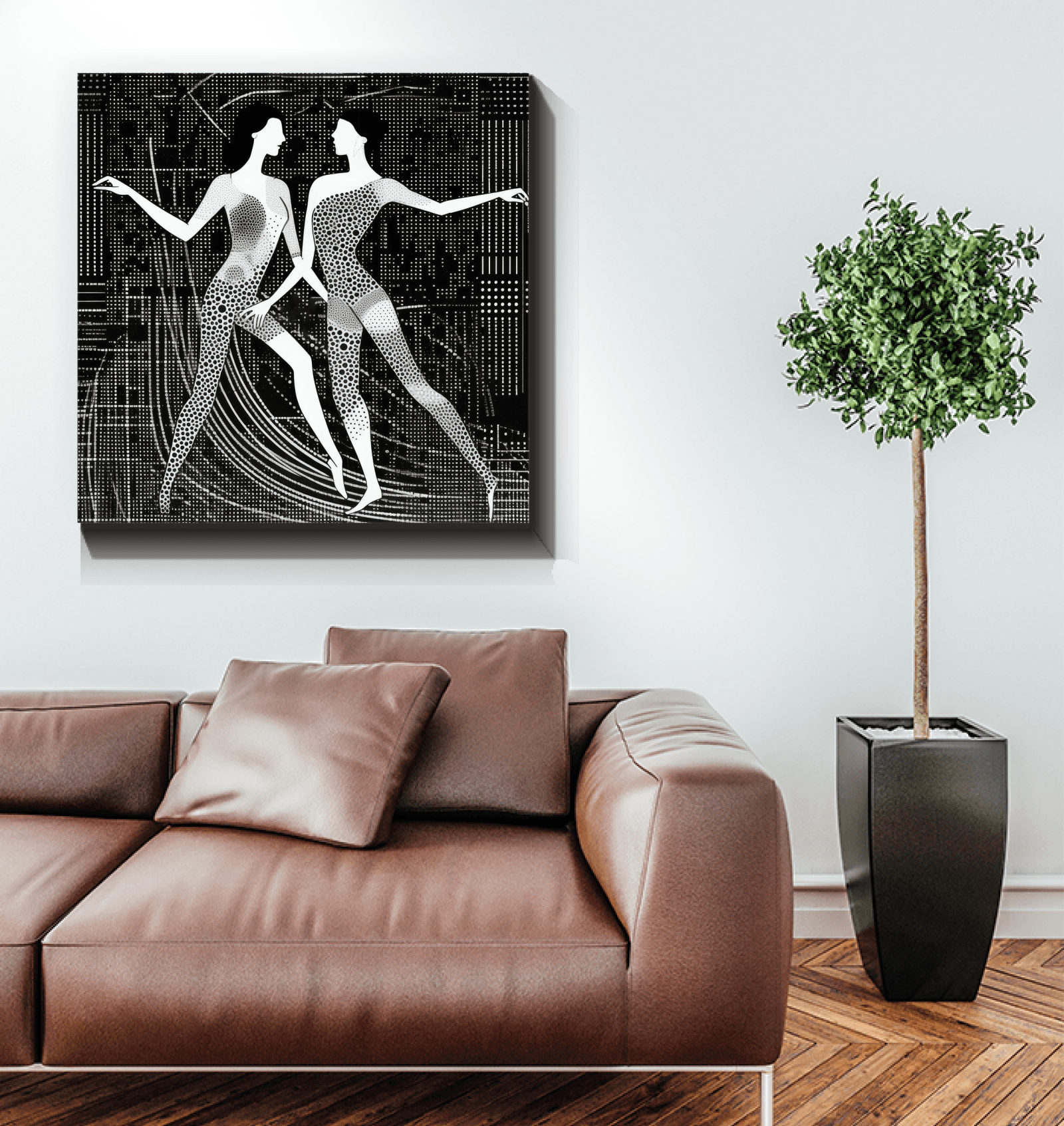 Detailed craftsmanship Balletic Romance canvas art