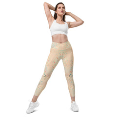 Balletic Romance Crossover Leggings in Grey.