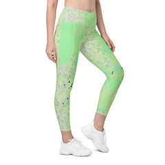Balletic Romance II Leggings - Side View.