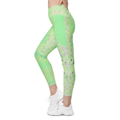 Balletic Romance II Leggings - Stretchy Fabric.