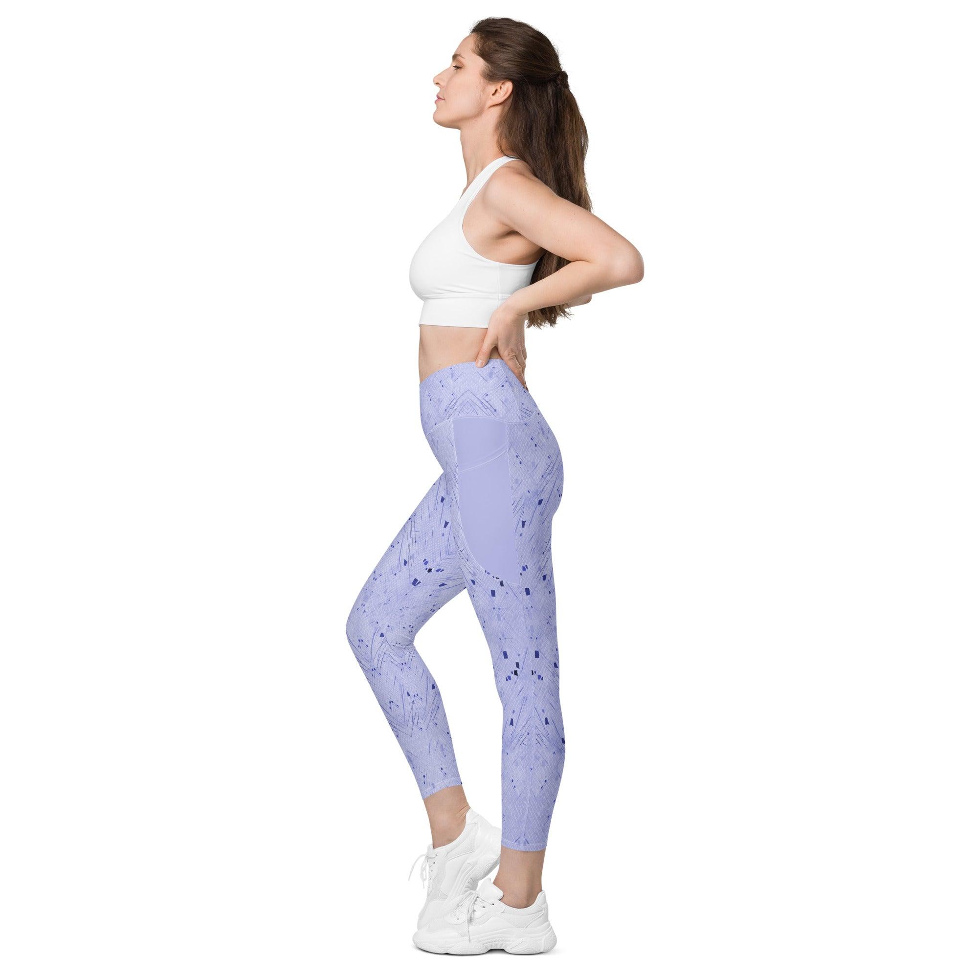Lifestyle shot of Balletic Romance III leggings in a dance studio.