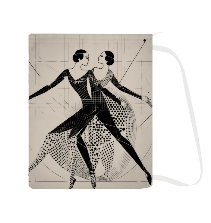 Durable and stylish Balletic Serenade Attire Laundry Bag for everyday use.
