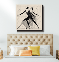 Ballet-Themed Serenade Attire Art for Home Decoration