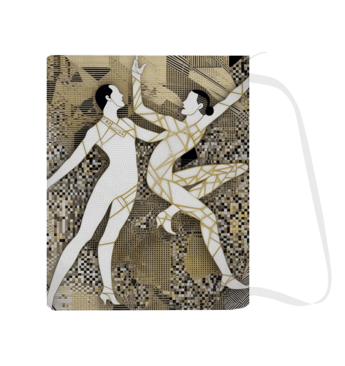 Elegant Balletic Symphony Laundry Bag for Dancewear