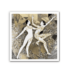 Elegant ballet-themed wall art