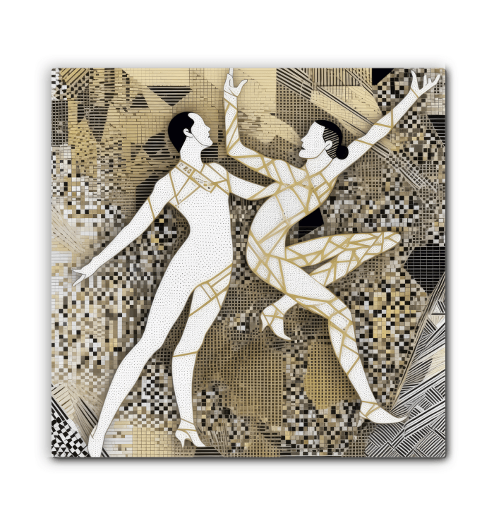 Symphony-inspired ballet decor canvas