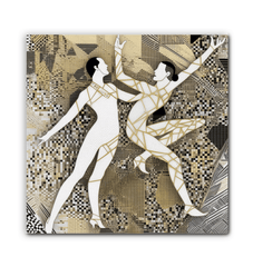 Symphony-inspired ballet decor canvas