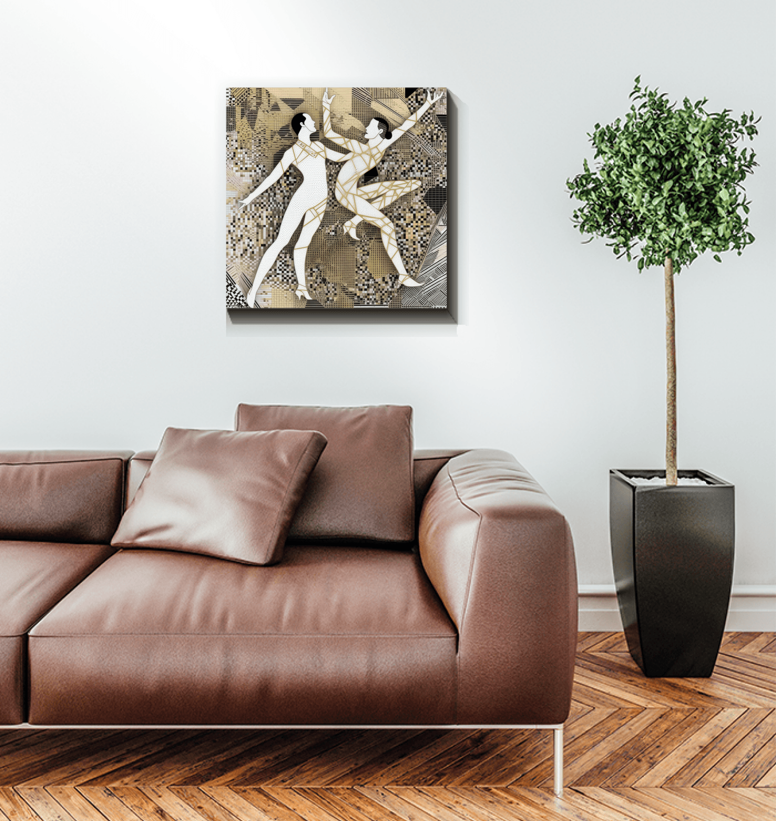 Home decor balletic symphony canvas