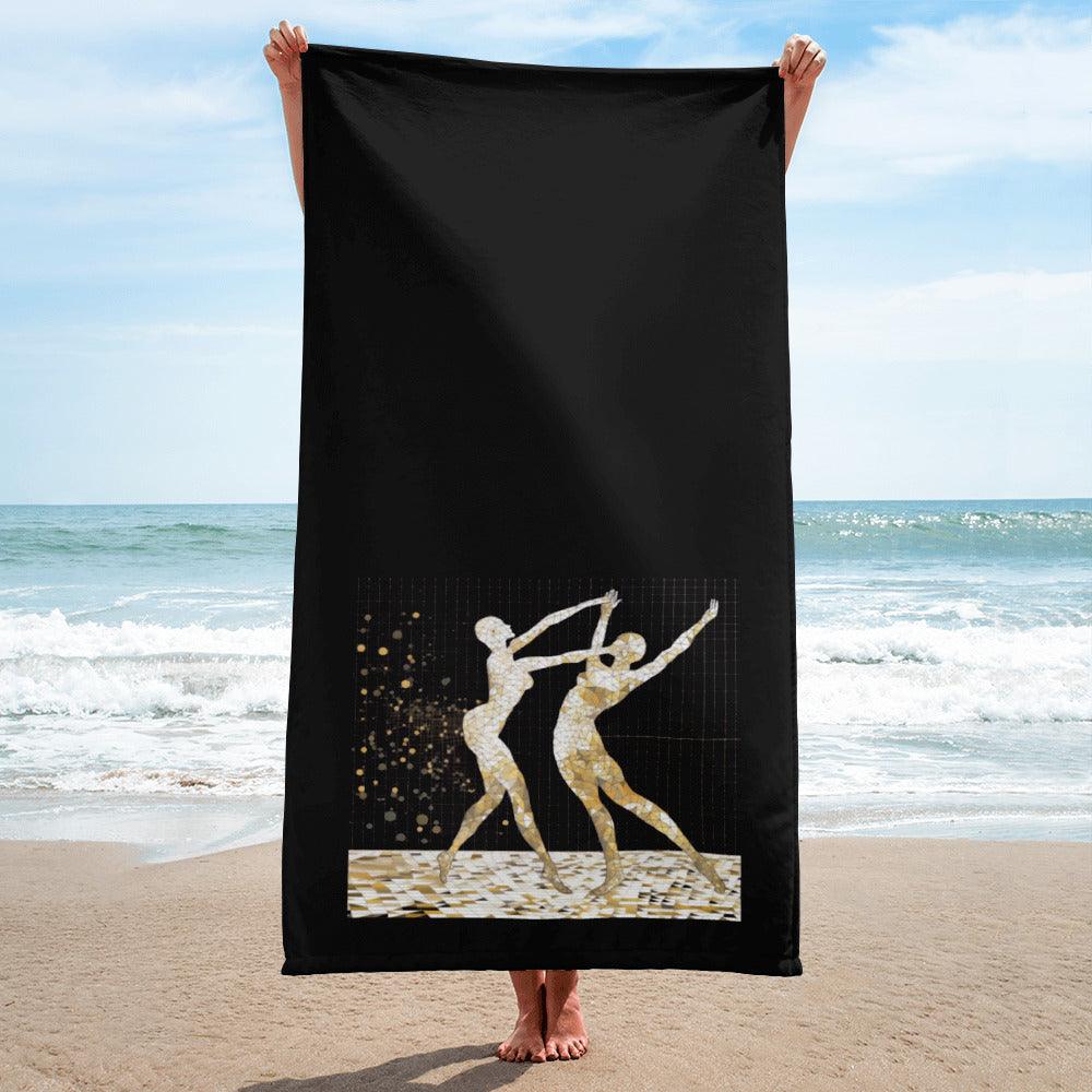 Luxurious and stylish Balletic Symphony Towel in plush fabric.