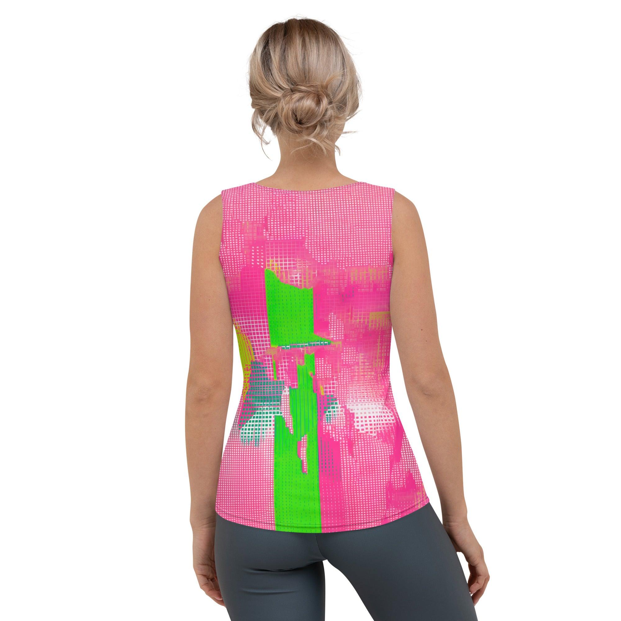 Back View of Balletic Synergy Sublimation Cut & Sew Tank Top