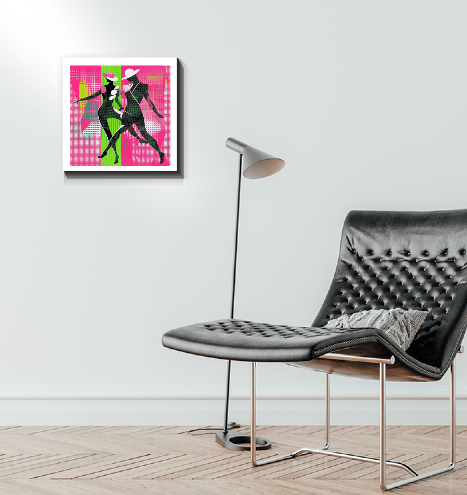 Sophisticated Balletic Attire Art Piece for Wall Decor