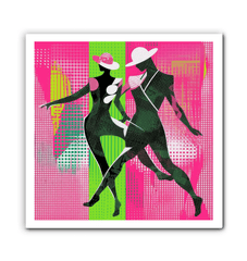 Artistic Representation of Balletic Synergy on Canvas