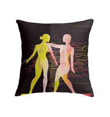 Balletic Tapestry Style Indoor Pillow - Beyond T-shirts