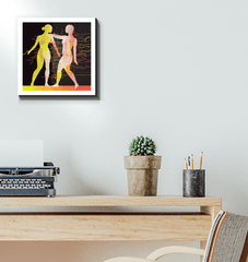 Sophisticated Balletic Tapestry Style Canvas Art