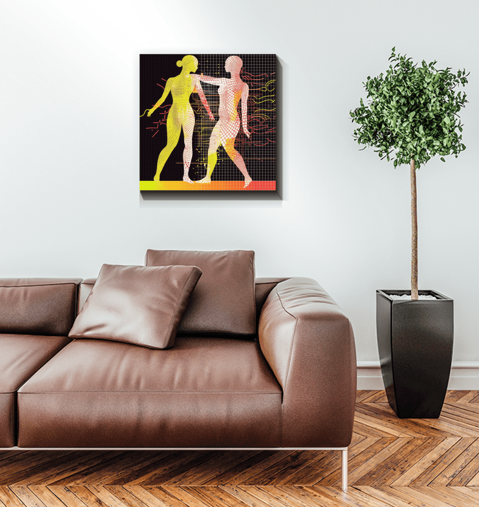 Artistic Balletic Tapestry Style Canvas for Interior Design