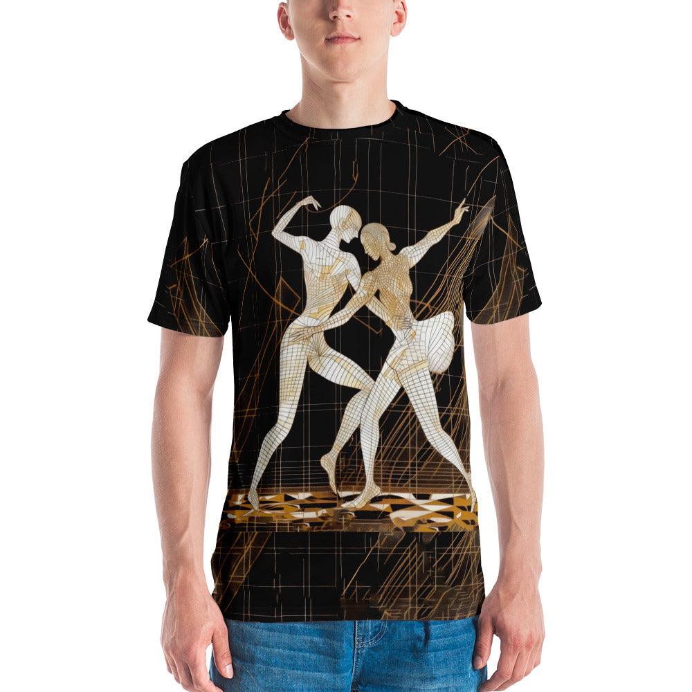 Balletic Transcendence t-shirt paired with casual jeans.