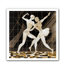 Artistic ballet fashion canvas for home decor