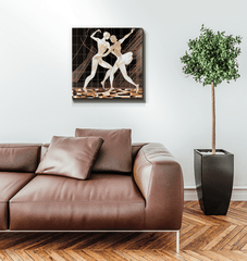 Home decor canvas featuring ballet and fashion