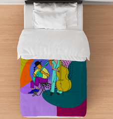 Band Of Musicians Comforter - Twin - Beyond T-shirts