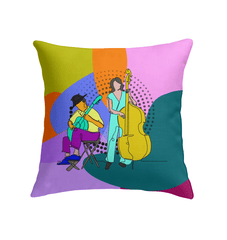 Band Of Musicians Indoor Pillow - Beyond T-shirts