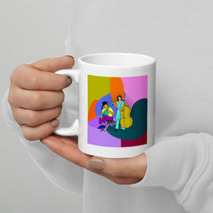 Band Of Musicians White Glossy Mug - Beyond T-shirts