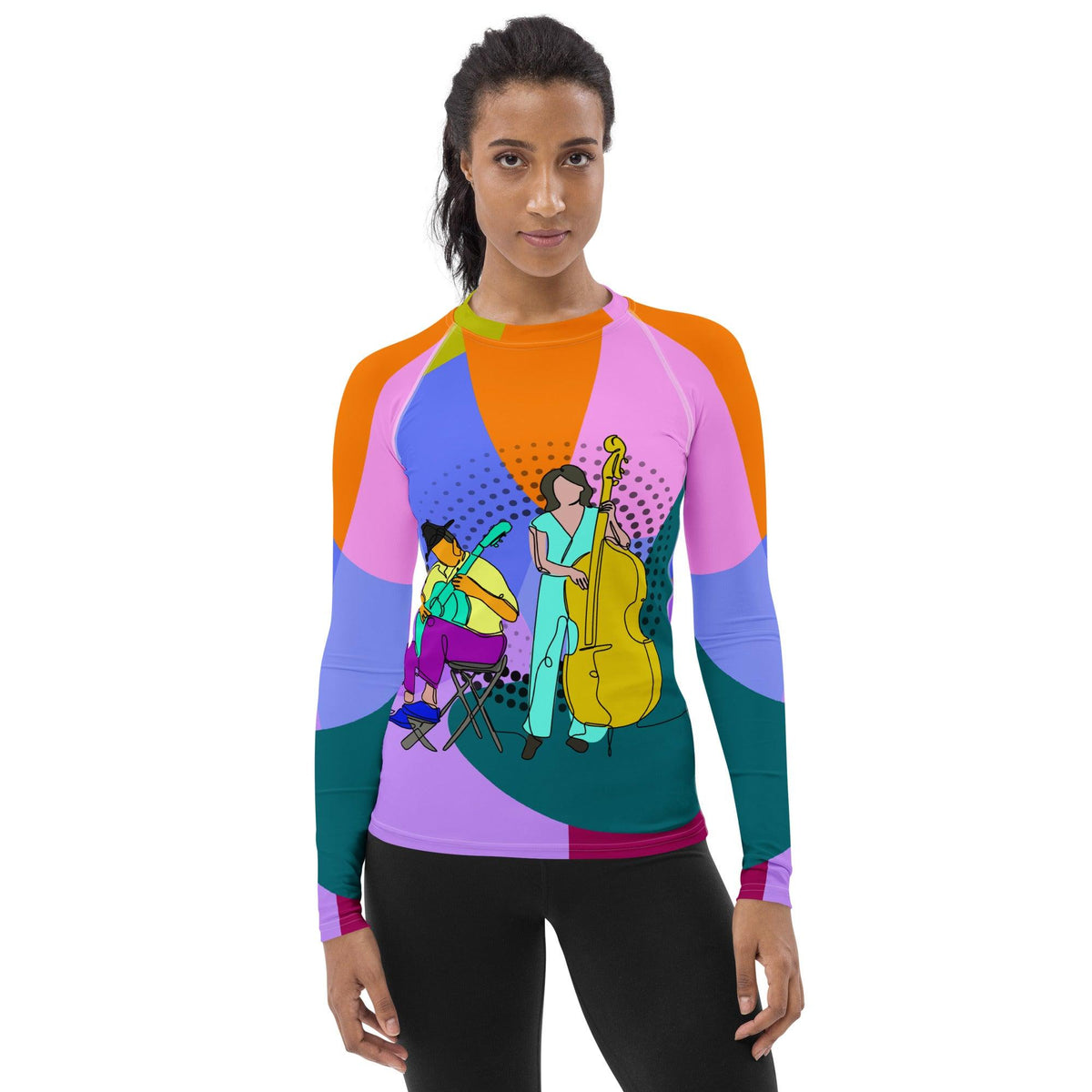 Band of Musicians Women's Rash Guard 