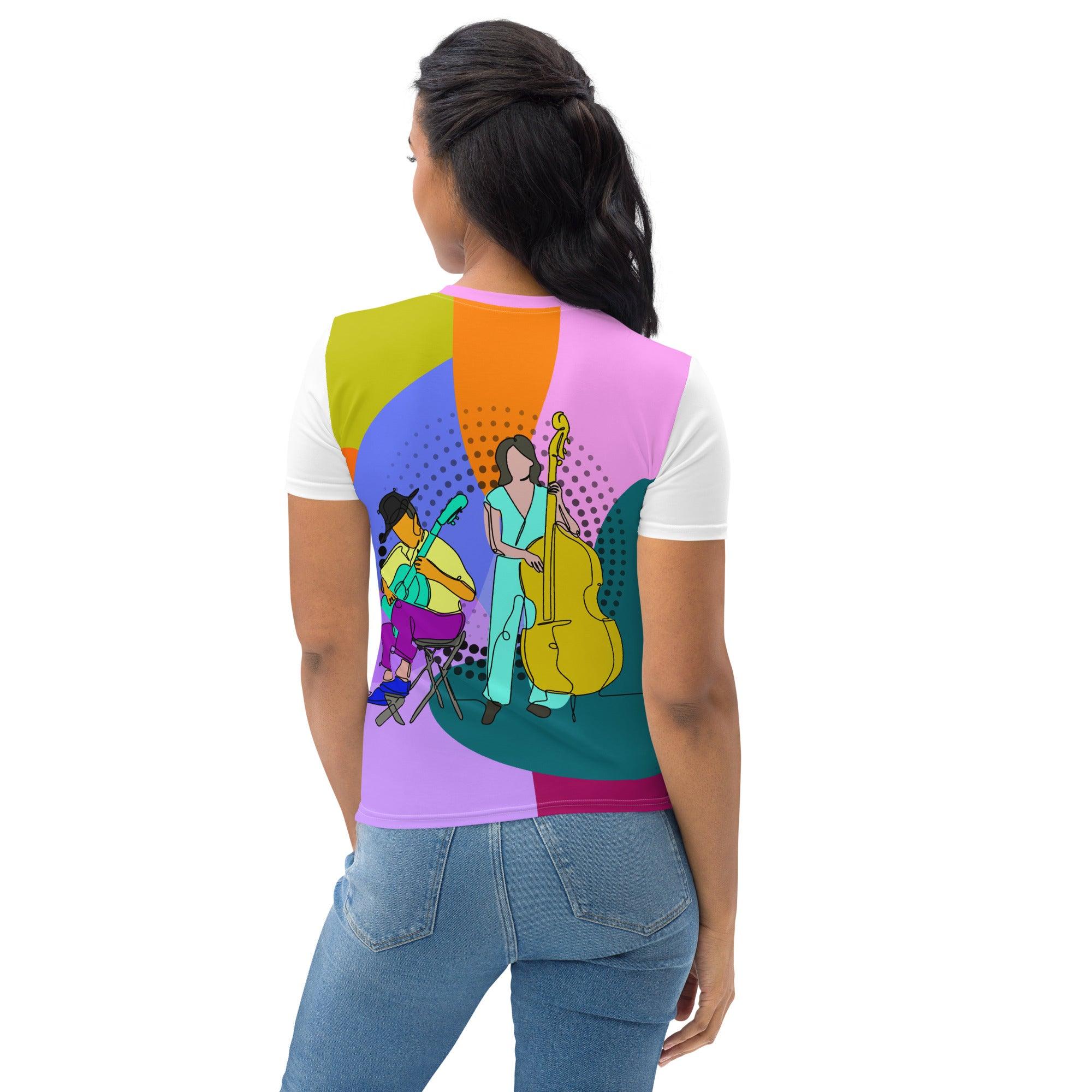 Band of Musicians Women's T-Shirt Back View