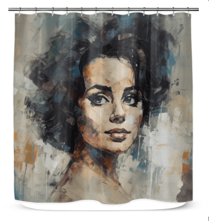 Baroque Brushes Shower Curtain - Beyond T-shirts