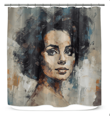 Baroque Brushes Shower Curtain - Beyond T-shirts