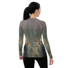 Baroque Brushes Women's Rash Guard - Beyond T-shirts