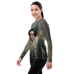 Baroque Brushes Women's Rash Guard - Beyond T-shirts