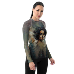 Baroque Brushes Women's Rash Guard - Beyond T-shirts