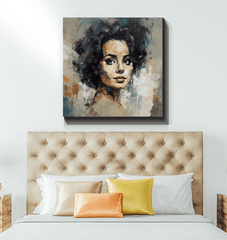 Timeless elegance captured in Baroque Brushes Wrapped Canvas