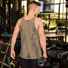 Close-up of the Beat Blast Men's Tank Top fabric highlighting its premium quality.