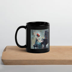 Beat Bliss Black Glossy Mug - Beyond T-shirts