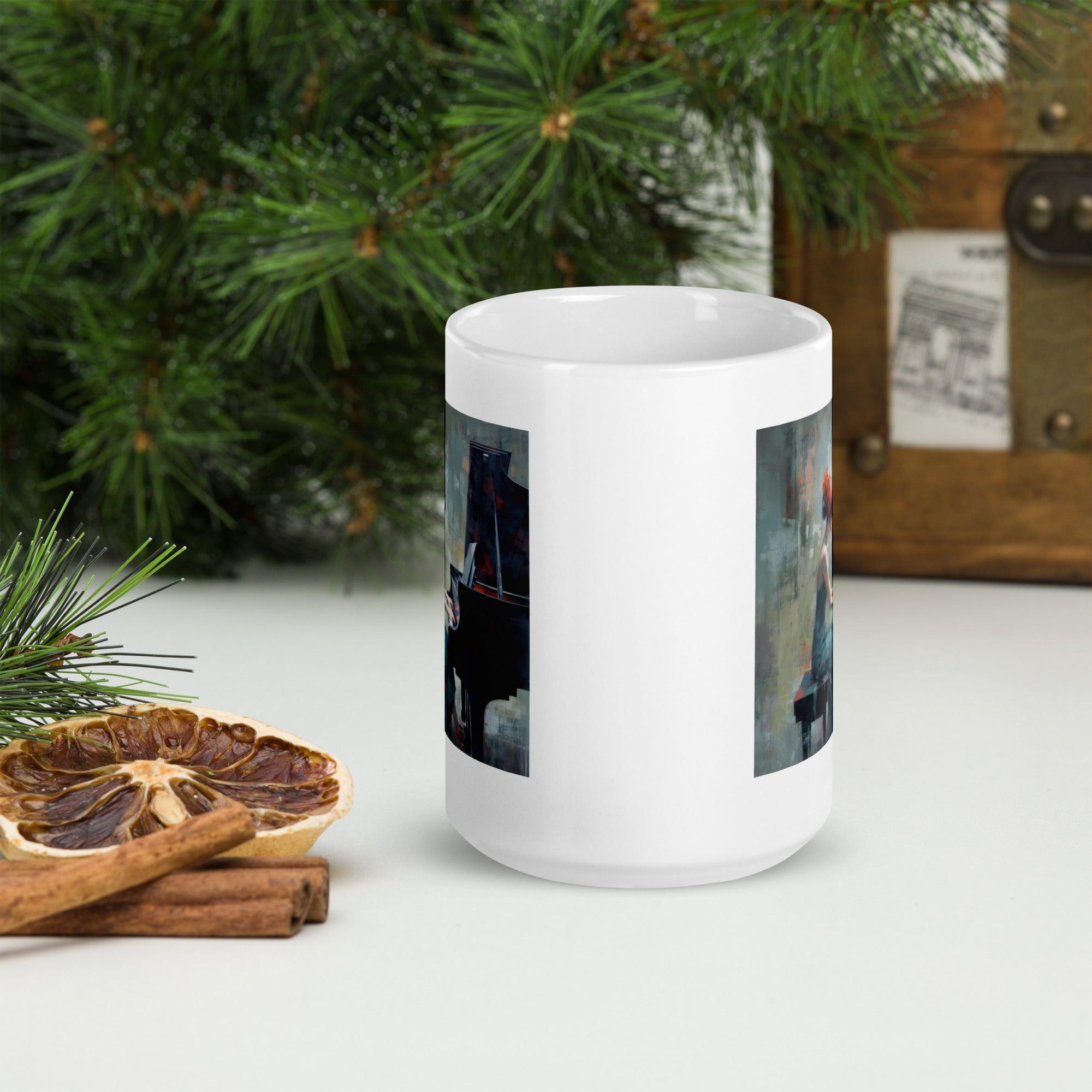 Beat Bliss White glossy mug - Beyond T-shirts