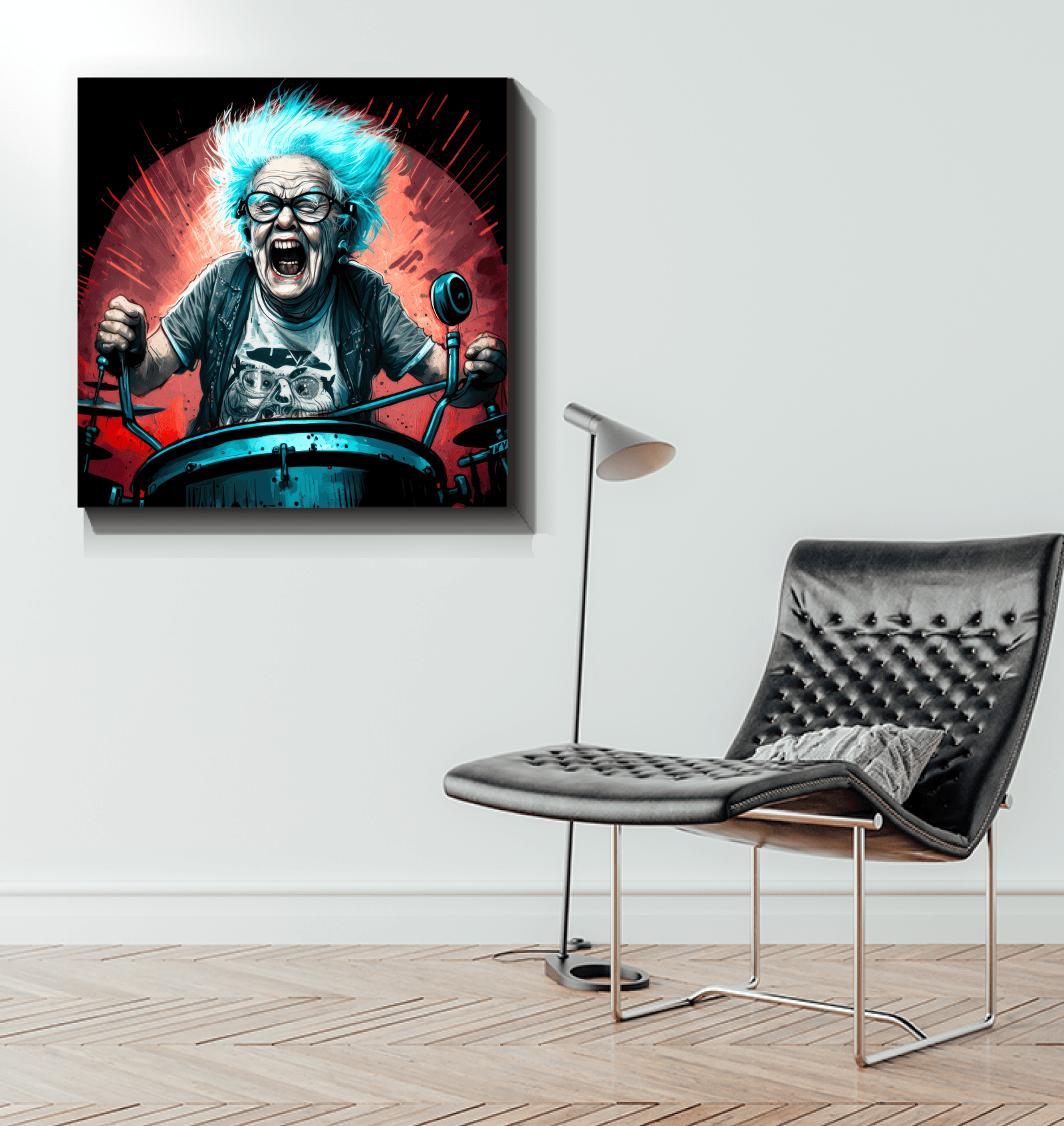 Beats of wisdom echo wrapped canvas - Beyond T-shirts