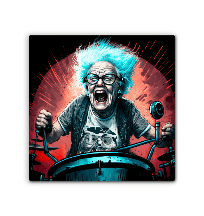 Beats of wisdom echo wrapped canvas - Beyond T-shirts