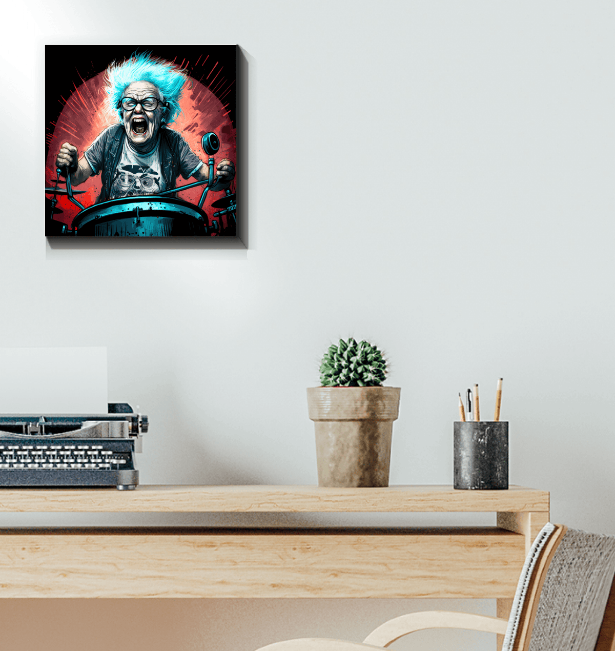 Beats of wisdom echo wrapped canvas - Beyond T-shirts