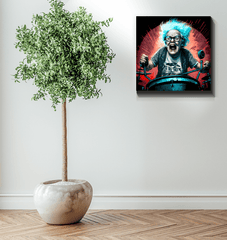 Beats of wisdom echo wrapped canvas - Beyond T-shirts