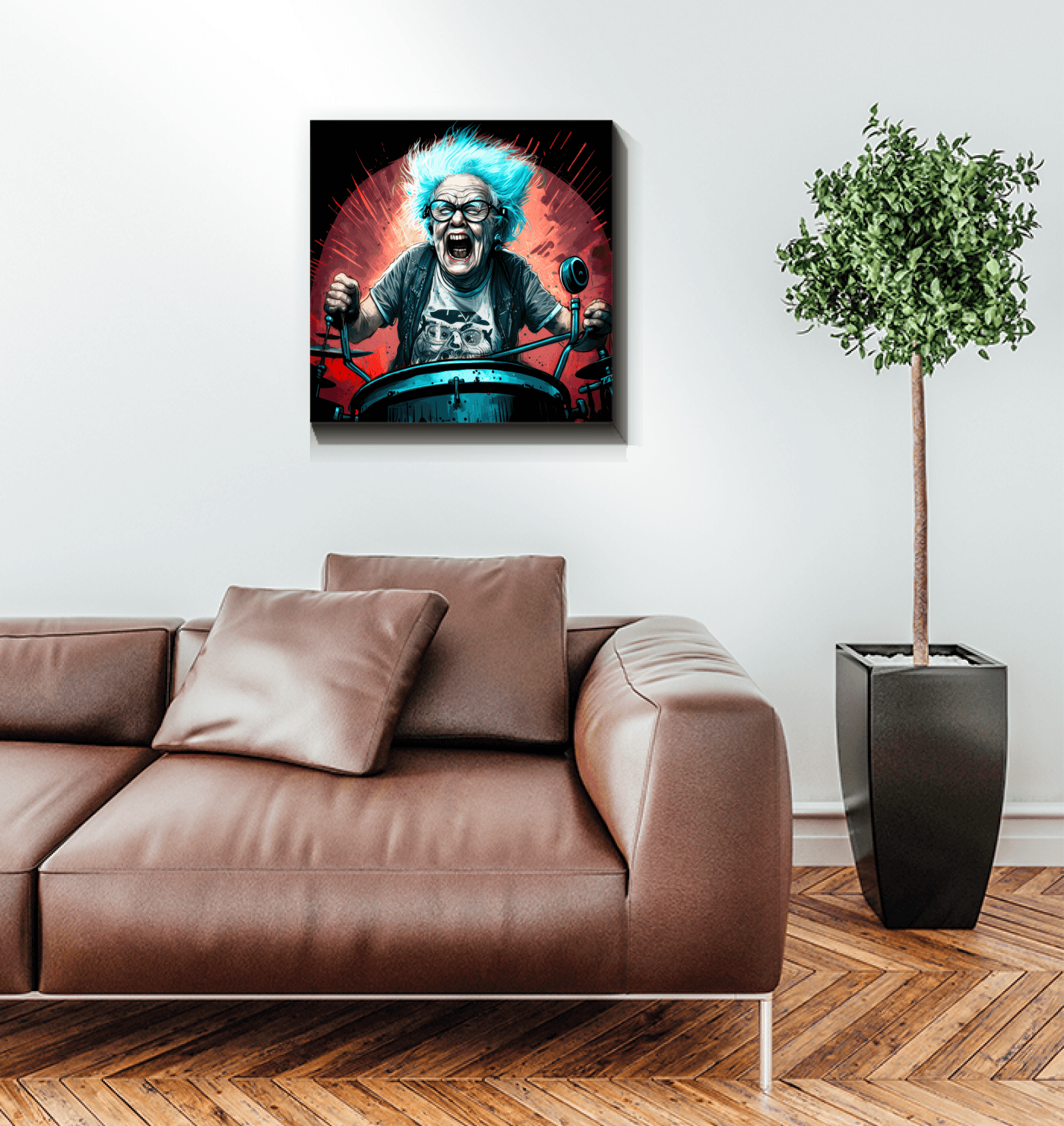 Beats of wisdom echo wrapped canvas - Beyond T-shirts