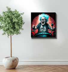 Beats of wisdom echo wrapped canvas - Beyond T-shirts