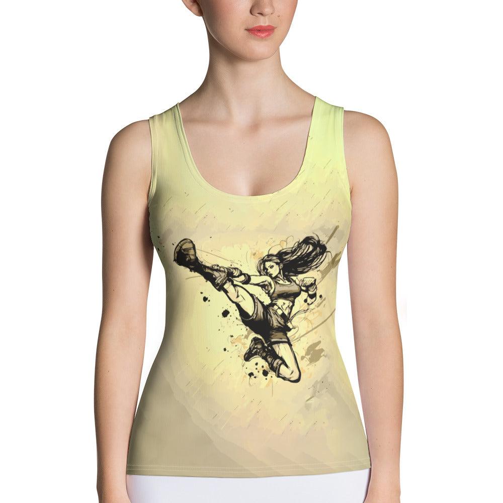 Believe In Yourself Sublimation Cut & Sew Tank Top - Beyond T-shirts