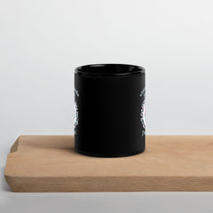 How Much I Love You Black Glossy Mug