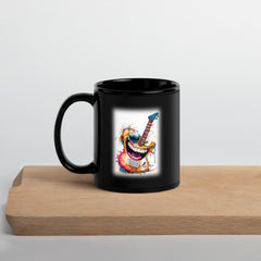 Saxophonist’s Smooth Sip Black Mug