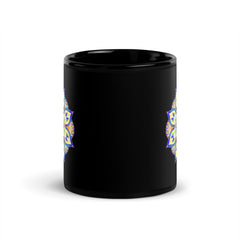 Mandala Tranquility On Black Mug - Beyond T-shirts